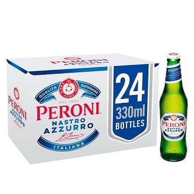 Peroni Nastro Azzurro 24 bottles x 33cl