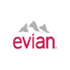 Evian still mineral water glass 75ml x 12