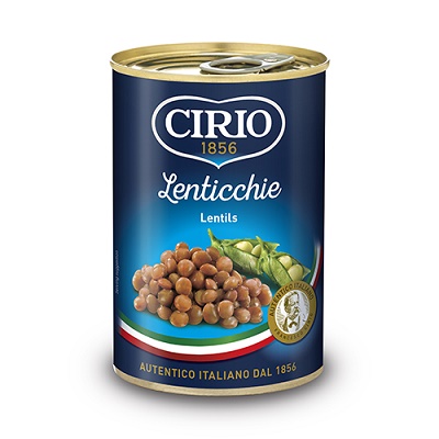 Cirio lentils lenticchie 400g x 12