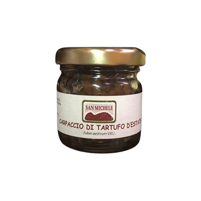 Sliced Black truffle carpaccio in olive oil 40g