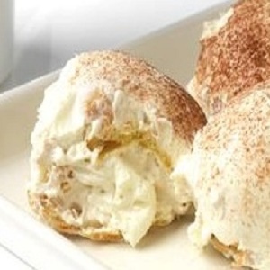 Frozen white profiterol 24 PP