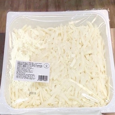 Julienne shredded Italian fiordilatte mozzarella kg2.5