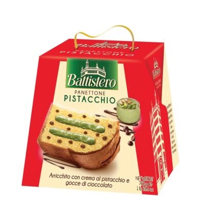 Battistero Panettone Pistacchio and chocolate 750g