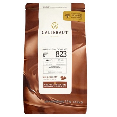 Callebaut dark chocolate callets 33.6% kg 2.5