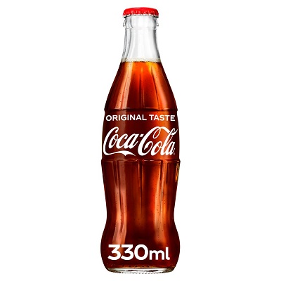 Coke Coca Cola icon original glass bottle 24 x 330ml