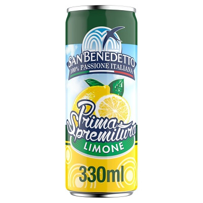 San Benedetto Lemonade limonata Prima Spremitura Limone Cans 330mlx24