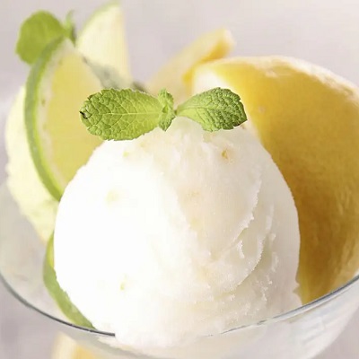 Frozen lemon sorbet sorbetto al limone lt 2.5 tub