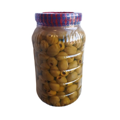 Queen Pitted green olives in brine kg3
