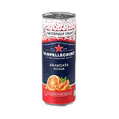 San Pellegrino Red orange aranciata rossa 33cl x 12